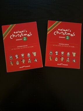 Animal's Christmas Season 2 Holiday Card Set - 2 boxes